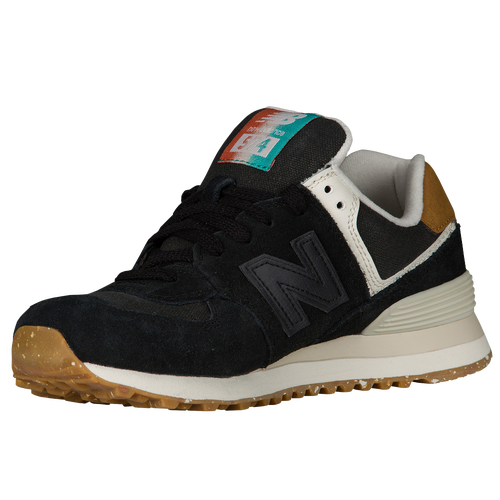 New Balance 574 - Women's - Black / Brown