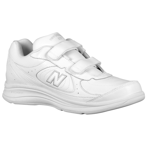 New Balance 577 Hook & Loop - Men's - All White / White