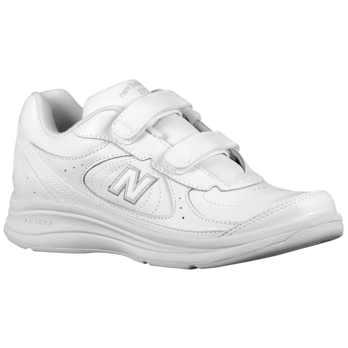 New Balance 577 Hook & Loop - Women's - All White / White