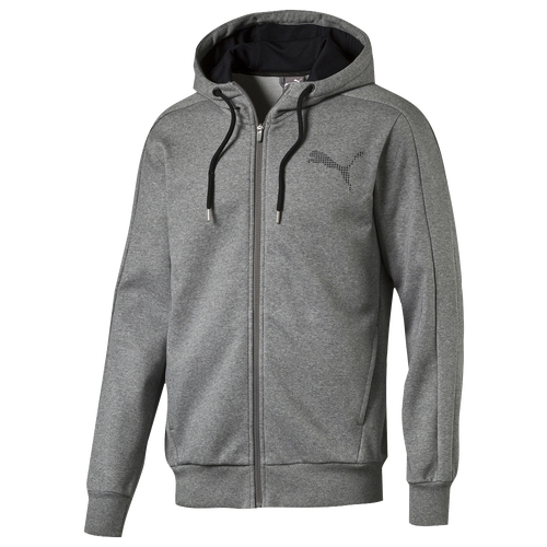 PUMA P48 Core Full Zip Hoodie - Men's - Grey / Grey