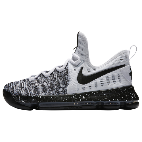 Nike KD 9 - Boys' Grade School -  Kevin Durant - White / Black