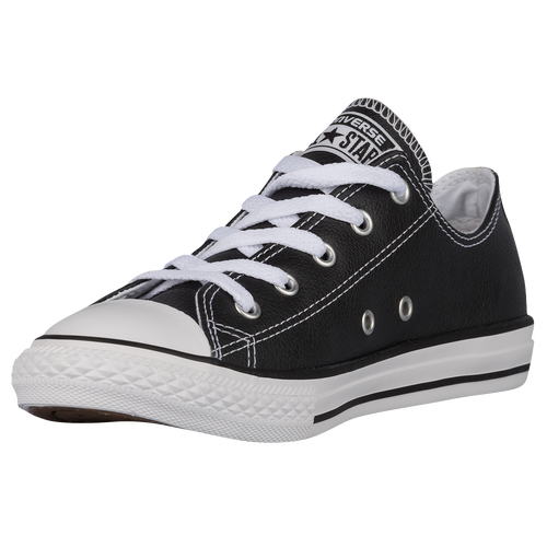 Converse All Star Ox Leather - Boys' Preschool - Black / White