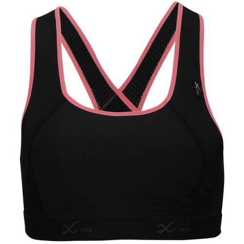 CW-X Xtra High-Impact Running Bra - Women's - Black / Pink