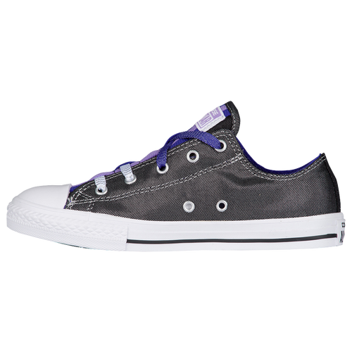 Converse All Star Loopholes Ox - Girls' Grade School - Silver / White