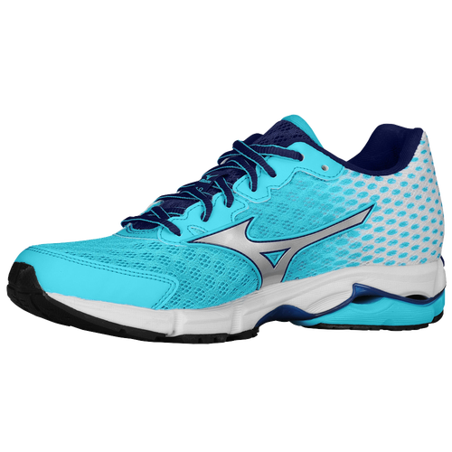 Mizuno Wave Rider 18 - Women's - Light Blue / Silver