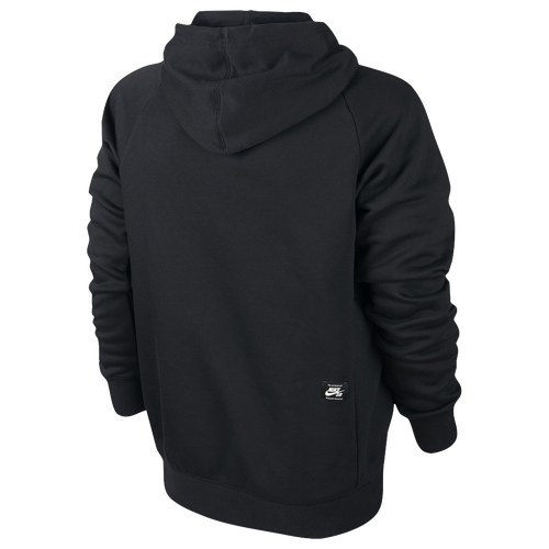 Nike SB Icon Pullover Hoodie - Men's - Black / White