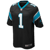 Nike NFL Game Day Jersey - Men's - Cam Newton - Carolina Panthers - Black / Aqua