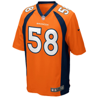 Nike NFL Game Day Jersey - Men's - Von Miller - Denver Broncos - Orange / Navy