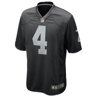 Nike NFL Game Day Jersey - Men's - Derek Carr - Oakland Raiders - Black / White