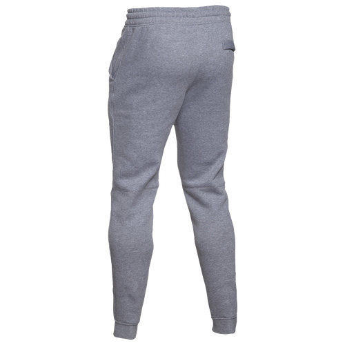 Under Armour Rival Cotton Fleece Jogger Pants - Men's - Grey / Grey