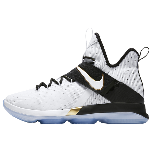 Nike LeBron XIV - Boys' Grade School -  LeBron James - White / Black