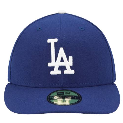 New Era MLB 59Fifty Low Profile Authentic Cap - Men's - Los Angeles Dodgers - Blue / White