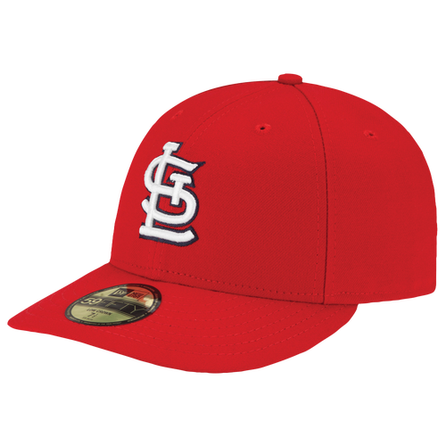 New Era MLB 59Fifty Low Profile Authentic Cap - Men's - St. Louis Cardinals - Red / White