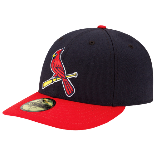 New Era MLB 59Fifty Low Profile Authentic Cap - Men's - St. Louis Cardinals - Navy / Red