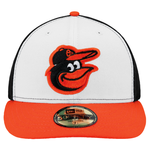 New Era MLB 59Fifty Low Profile Authentic Cap - Men's - Baltimore Orioles - Black / White