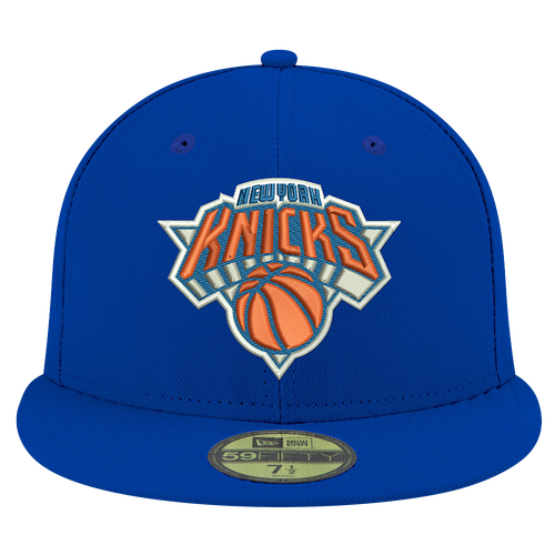 New Era NBA 59Fifty Offical Team Cap - Men's - New York Knicks - Blue / Orange