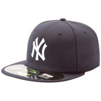 New Era MLB 59Fifty Authentic Cap - Men's - New York Yankees - Navy / Navy