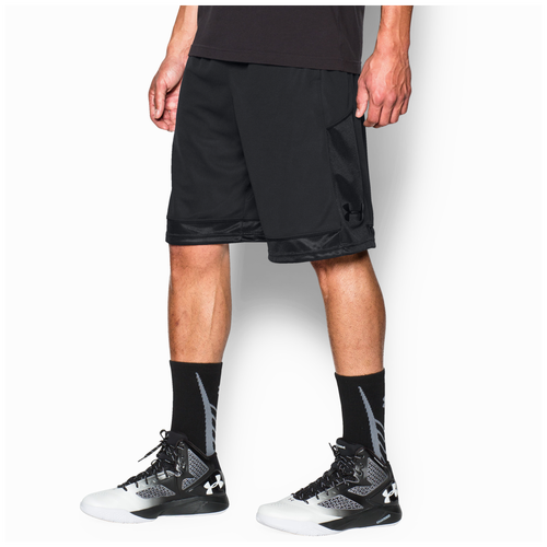 Under Armour Baseline Shorts - Men's - All Black / Black