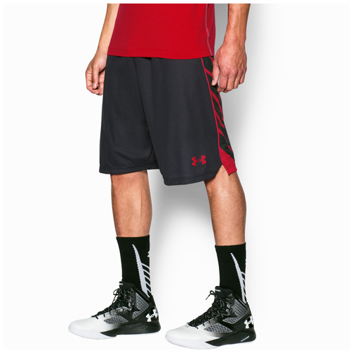 Under Armour Select Shorts - Men's - Black / Red