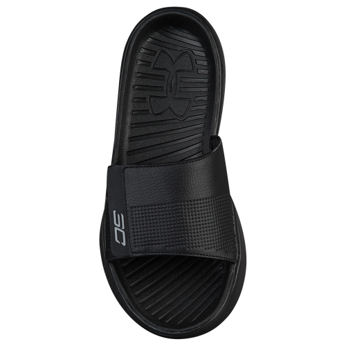 Under Armour Curry 3 Slide - Men's -  Stephen Curry - Black / Black