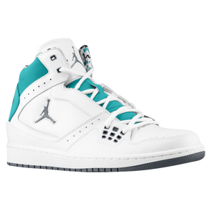 Jordan 1 Flight - Men's - Cool Grey/White/New Emerald