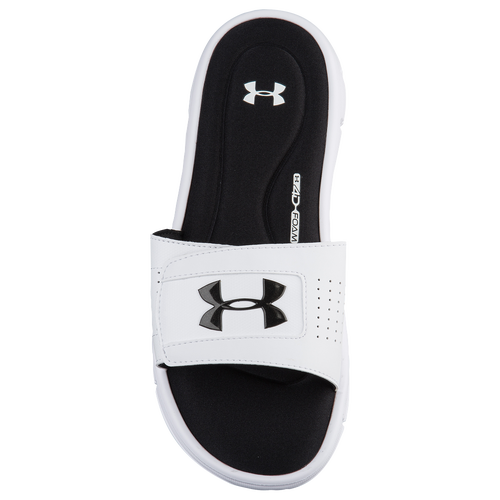 Under Armour Ignite V Slide - Men's - White / Black