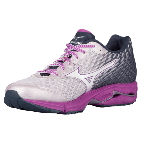 Mizuno Wave Rider 19 - Women's - Grey / Navy