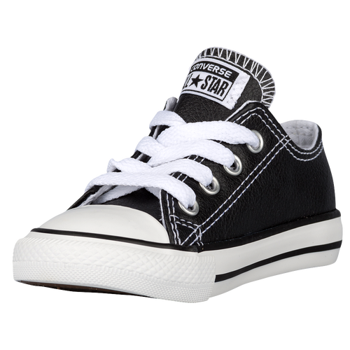 Converse All Star Ox Leather - Boys' Toddler - Black / White