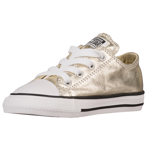 Converse All Star Ox - Girls' Toddler - Gold / White