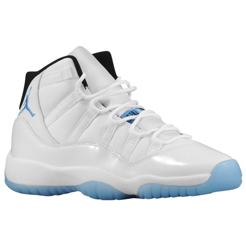 Jordan Retro 11 Boys' Grade School Basketball Shoes White