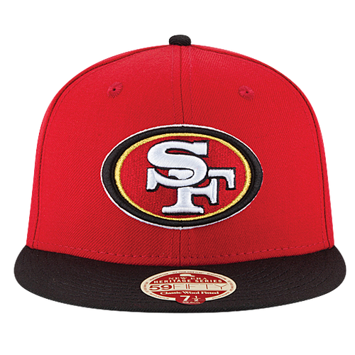 New Era NFL 59Fifty Wool Standard Cap - Men's - San Francisco 49ers - Red / Black