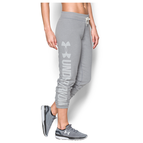 Under Armour Favorite Fleece Pants - Women's - Grey / Grey