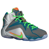 Nike Lebron 12 - Boys' Grade School - Light Blue / Light Green
