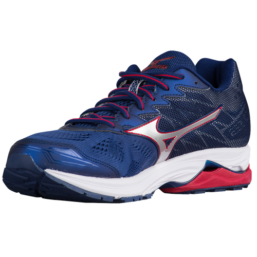 Mizuno Wave Rider 20 - Men's - Navy / Silver