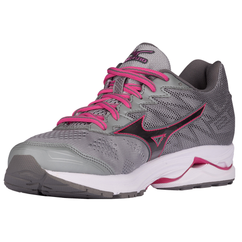 Mizuno Wave Rider 20 - Women's - Grey / Pink