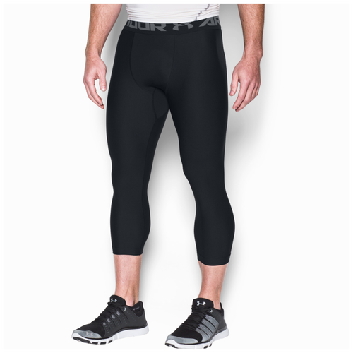 Under Armour HG Armour 2.0 3/4 Compression Tights - Men's - Black / Grey