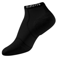 Thorlo Cushioned Heel Micro Mini Running Socks - All Black / Black