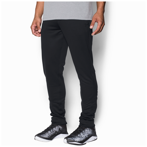 Under Armour Baseline Tapered Pants - Men's - All Black / Black