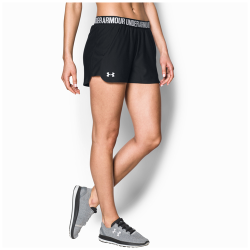 Under Armour New Play Up Shorts - Women's - Black / White