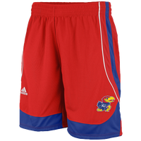 adidas College Point Guard Short - Men's - Kansas Jayhawks - Red / Blue