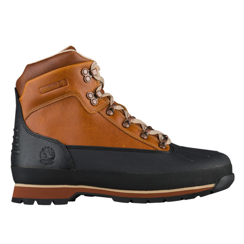 Timberland Euro Hiker Shell Toe Boots - Men's - Orange / Black