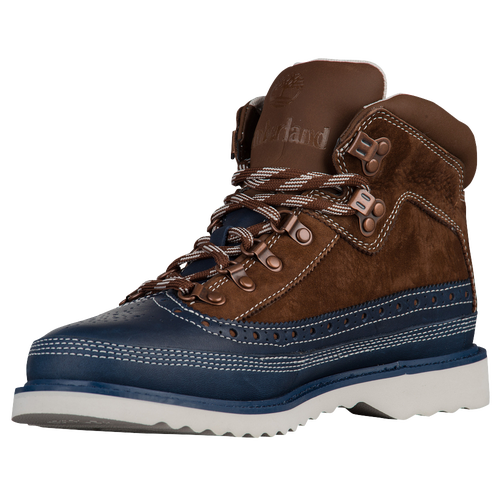 Timberland Euro Hiker Mid Brogue - Men's - Navy / Brown
