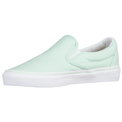 Vans Classic Slip On - Women's - Light Green / White