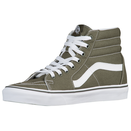 Vans Sk8-Hi - Men's - Olive Green / White