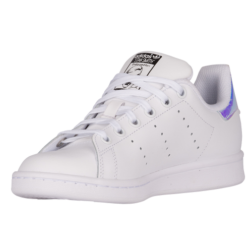 adidas Originals Stan Smith - Girls' Grade School - White / Silver