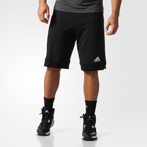 adidas Cross-Up Fleece Shorts - Men's - Grey / Grey