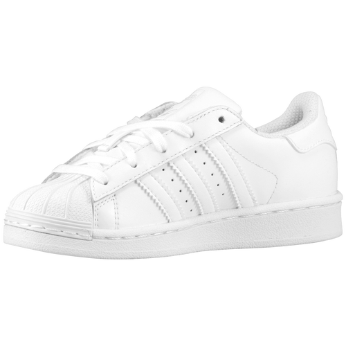 adidas Originals Superstar - Boys' Preschool - White / Gold