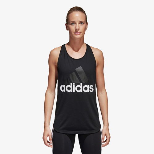adidas Athletics Linear Logo Tank - Women's - Black / White