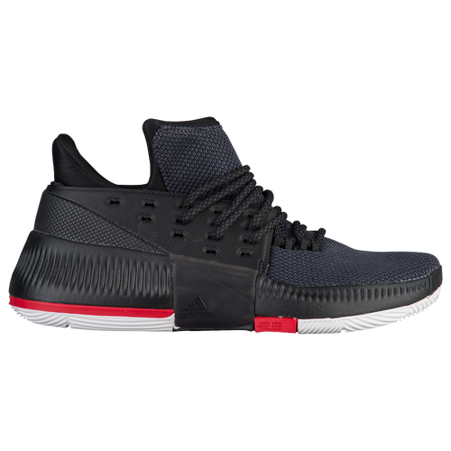 adidas Dame 3 - Boys' Grade School -  Damian Lillard - Black / Red