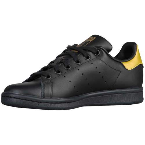 adidas Originals Stan Smith - Boys' Grade School - Black / Gold